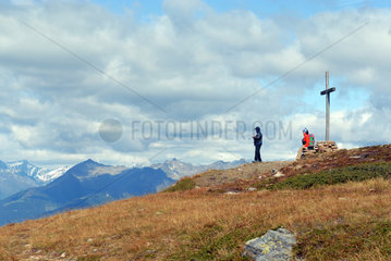 Italien  Kronplatz im Pustertal mit Blick auf die Dolomiten
