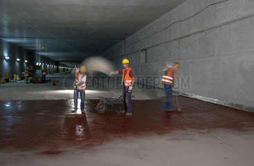 Baustelle Tunnel Tegel