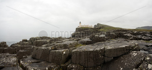 Kylehea  Grossbritannien  der Leuchtturm von Neist Point auf der Isle of Skye
