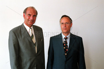 Dr. Karl Heinz Daeke und Hans Eichel