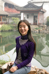 Suzhou  Junge chinesische Frau im Portrait