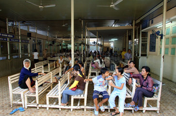 Wartebereich in einer Klinik in Ho-Chi-Minh-Stadt