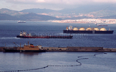 Schiffe in der Bucht von Algeciras