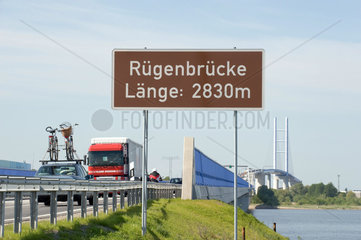 Stralsund  Deutschland  neue Ruegenbruecke