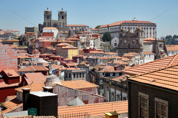 Porto  Portugal  Stadtansicht von Porto
