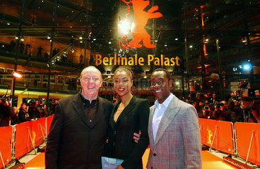 Sophie Okonedo  Don Cheadle  Terry George auf Berlinale 2005