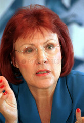 Heidemarie Wieczorek-Zeul (SPD)  Bundesministerin fuer wirtschaftliche Zusammenarbeit und Entwicklung