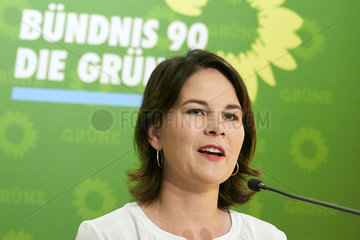 Berlin  Deutschland - Annalena Baerbock  Bundesvorsitzende Buendnis 90/DIE GRUENEN.