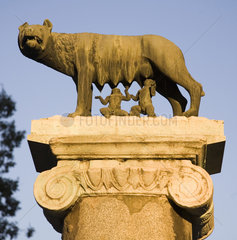 Rom  Statur von Romulus und Remus
