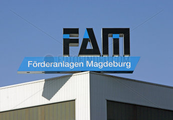 Magdeburg  Deutschland  Logo derMagdeburger Foerderanlagen und Baumaschinen GmbH