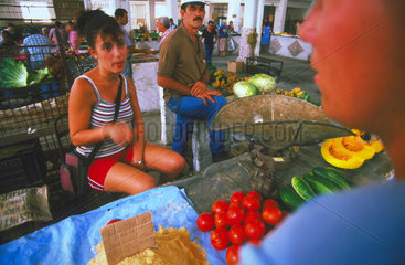 Auf einem kubanischen Markt