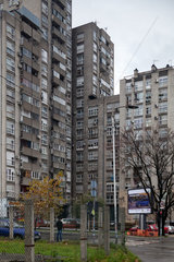 Belgrad  Serbien  Plattenbausiedlung