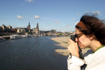 Dresden  Stadtansicht an der Elbe