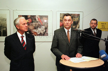 Eberhard Henne und Manfred Stolpe