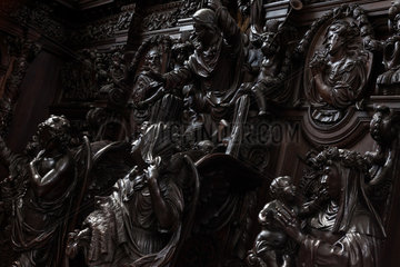 Antwerpen  Belgien  Marienfiguren in der Sankt Paulus Kirche in Antwerpen