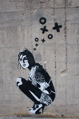 stencil street art