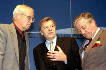Eckart Werthebach  Eberhard Diepgen und Klaus Landowsky