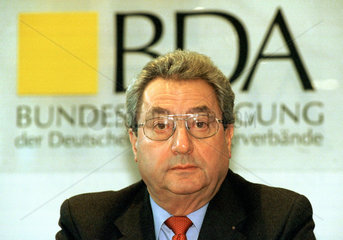 Portrait Dr. Dieter Hundt  Praesident des BDA