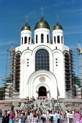 Die Christus-Erloeserkirche in Kaliningrad  Russland
