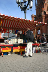 Ostalgie Markt vor dem Roter Rathaus