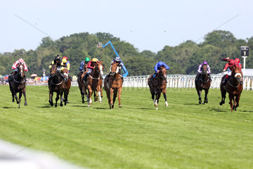 Royal Ascot  Sole Power (left) with Richard Hughes up wins the King's Stand Stakes