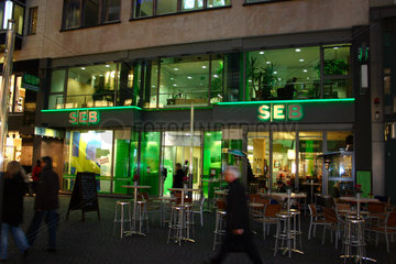 Filiale der SEB Bank in Frankfurt
