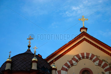 Litauen/Vilnius. Kuppel der orthodoxe Kirche des Heilige Michael