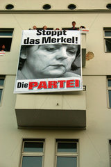Berlin - Transparent von Die Partei