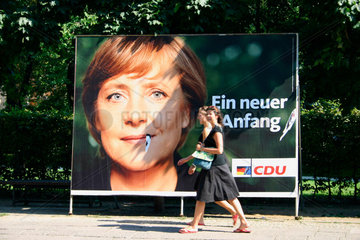 Angela Merkel Wahlplakat