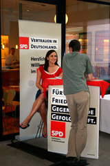 Berlin - SPD Wahlcafe