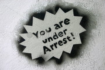 You are under Arrest.
