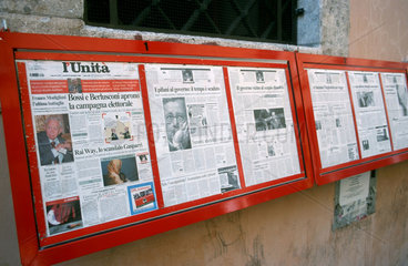 Wandzeitung Unita