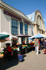 Lettland/Latvia/Riga. Markt von Riga. Market