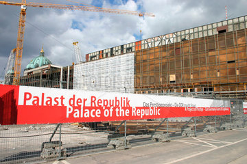Germany. Berlin - The Removal of the Palace of the Republic