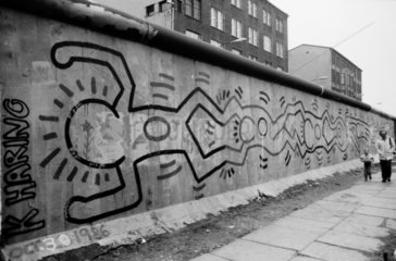 Berlin Wall Graffiti von Keath Haring