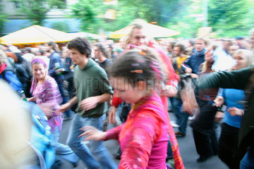 Berlin - Hiphop dancers at the carnival of culture