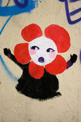 Blumengraffiti