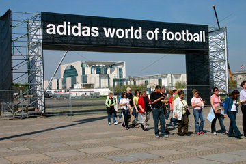Germany. Berlin - Adidas world of football Arena
