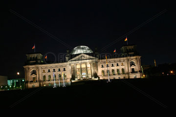 Berlin. Reichstag by night.