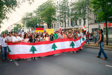 Berlin - Demonstration against War in Libanon
