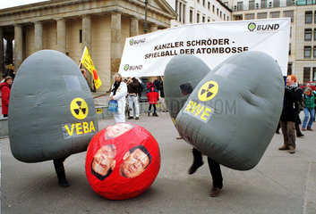 Stunkparade gegen Atompolitik