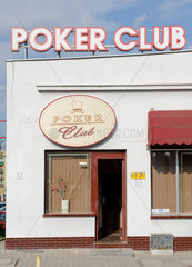 Breslau (Wroclaw)  Polen  Aussenansicht eines Pokerclubs
