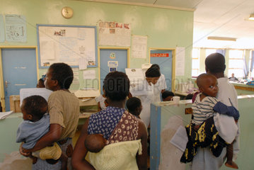 Malawi  Aufnahme der Kinderstation des Central Hospital in Lilongwe
