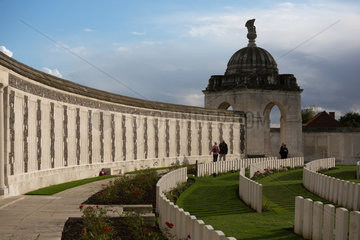 Zonnebeke  Belgien  der britische Soldatenfriedhof Tyne Cot