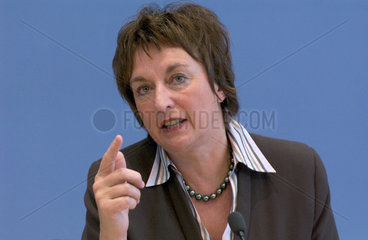 Bundesjustizministerin Brigitte Zypries  SPD