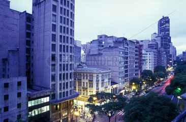 Abendliche Impression im Zentrum von Sao Paulo