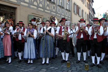 Bamberg  Musiker auf der Sandkerwa