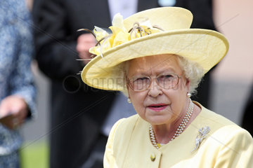 Epsom  Grossbritannien  Queen Elisabeth II im Portrait