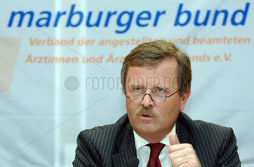 Dr. med. Frank Ulrich Montgomery  Marburger Bund  Berlin