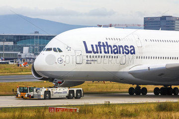 Airbus A380-841 der Deutschen Lufthansa mit dem Namen Muenchen